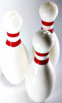 Πασχαλινή Λαμπάδα κορίνα bowling 4.5x20cm