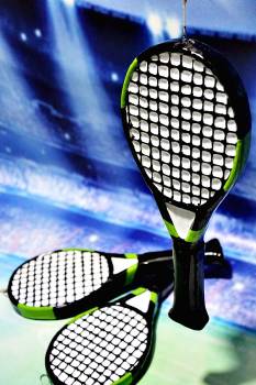 Πασχαλινή λαμπάδα ρακέτα τένις 33Χ12Χ2.5cm