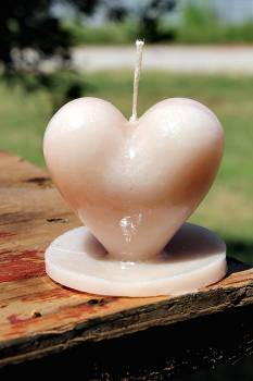 Κέρινη Καρδιά 6,5x6,5 cm