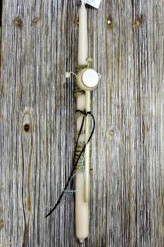 Πασχαλινή λαμπάδα 24Δ041 ξύλινο yo-yo 152271   38cm