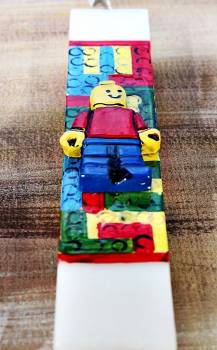Πασχαλινή λαμπάδα 19Χ008 Lego 25x4x2cm