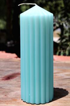 Αρωματικό ραβδωτό κερί εκρού με άρωμα βανίλια 7x20