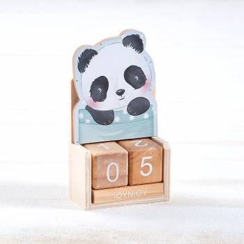 Ξύλινο Ημερολόγιο Panda