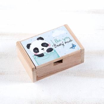 Ξύλινο Κουτί Panda
