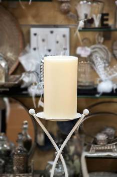 Κερί γάμου για κηροστάτη εκρού 11.5X20cm