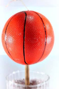 Πασχαλινή Λαμπάδα Μπάλα μπάσκετ μεγάλη 8x8cm