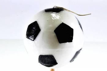 Πασχαλινή Λαμπάδα Μπάλα ποδοσφαίρου μεγάλη 8x8cm