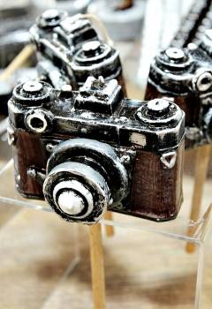 Πασχαλινή λαμπάδα Φωτογραφική μηχανή 10x5x7cm