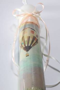 Πασχαλινή λαμπάδα 17Ε018 Αερόστατο
