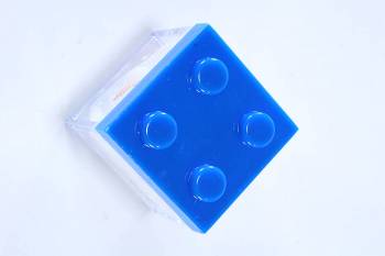 Μπομπονιέρα βάπτισης κουτάκι lego plexiglass