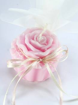 Κέρινο cup cake λουλούδι 7*6*5 cm