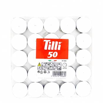 Κεράκια ρεσώ 50τεμ Tilli Made in Italy