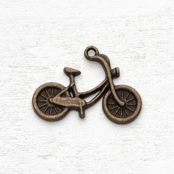 Μεταλλικό μοτίφ ποδήλατο bronze