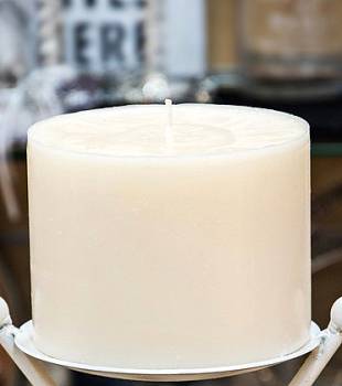 Κερί γάμου για κηροστάτη λευκό 11.5X20cm